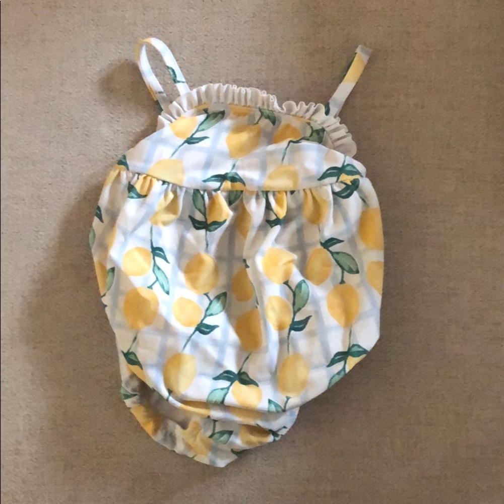 Janie and Jack Lemon Swimsuit